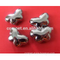Fashional Butterfly Slide Charms, Zinc Alloy no Rhinestones Animal Slide Leather Charms